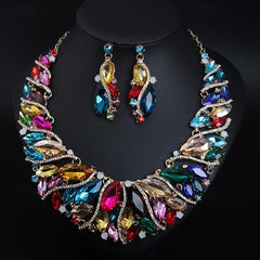 1 set Jewelry Set Earrings For Women's Special Occasion Geometrical Geometric Jewelry Set For Wedding