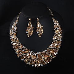 1 set Jewelry Set Earrings For Women's Special Occasion Geometrical Geometric Jewelry Set For Wedding