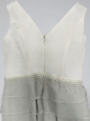 2 Pieces V-Neck Knee-Length Mother of the Bride Dresses With Jacket