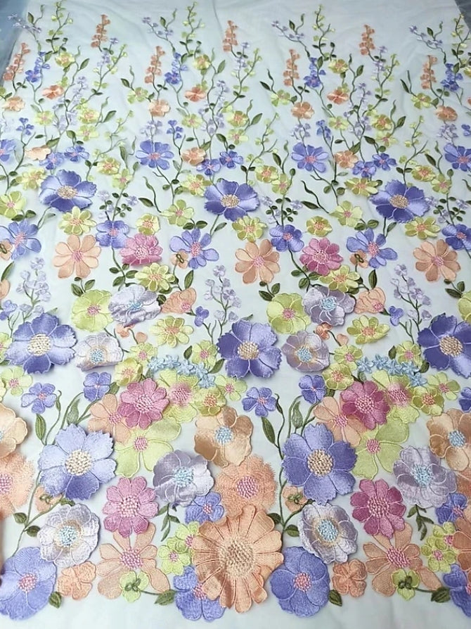 A-Line/Princess Boat Neck Satin Mother of the Bride Dresses Floral Tea-Length Short Sleeves Ruched