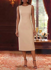 2 Pieces Chiffon Sheath/Column Scoop Mother of the Bride Dresses with Jacket Tea-Length 3/4 Sleeves Lace Floral
