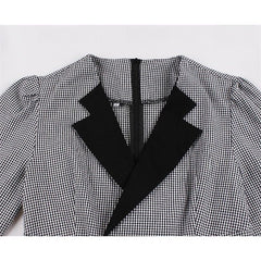 A-Line/Princess 1950s V-Neck Long Sleeves Vintage Dresses with Belt