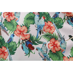 A-Line/Princess 1950s Scoop Short Sleeves Printed Floral Vintage Dresses