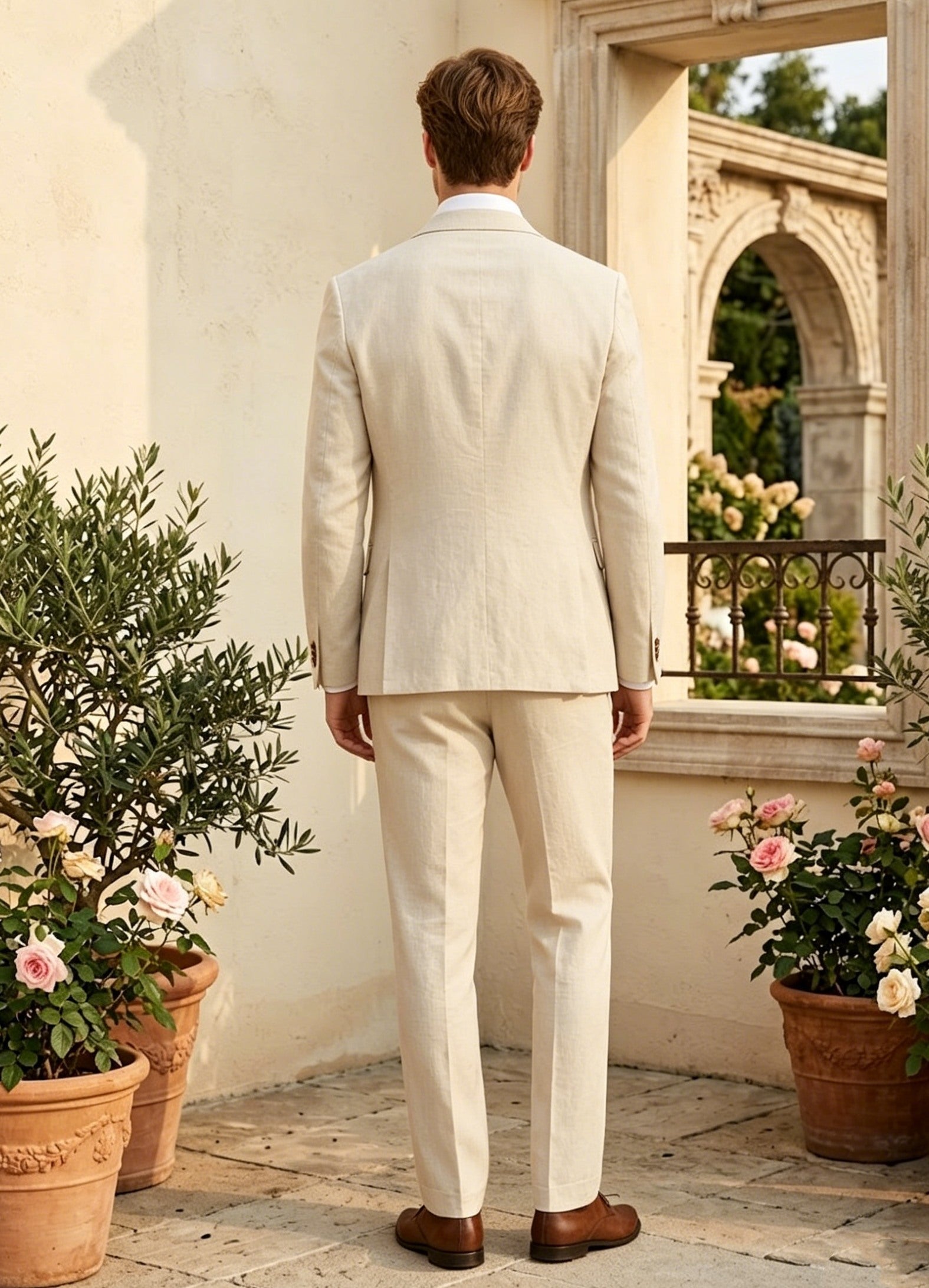 100% Linen Comfortable Suit