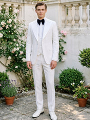 3-piece Men's Suit Jacket, Pointed Collar, Single Button