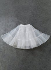 A-Line Slip Polyester Tea-Length 3 Tiers Petticoats